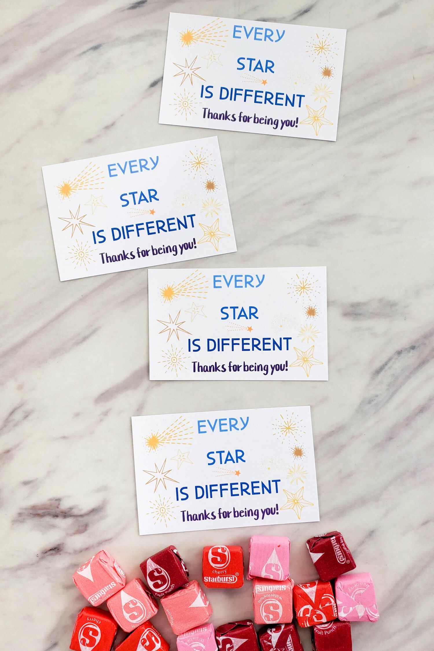Every Star is Different Starburst Singing - Primary Singing