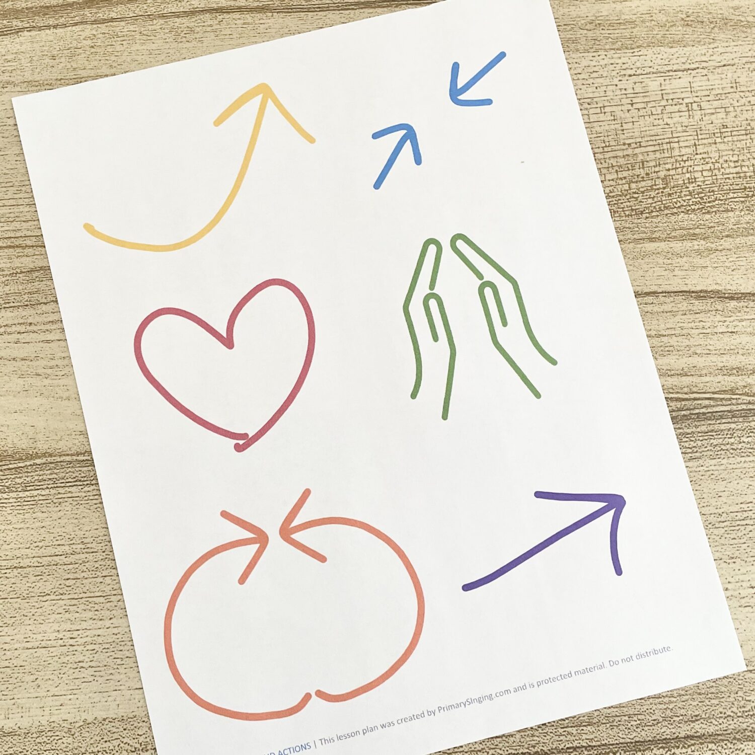 Shine On Finger Lights 10 Shine On Hand Actions - Use simple hand actions to help your primary children remember the lyrics to this sweet primary song with printable song helps for LDS Primary Music Leaders.