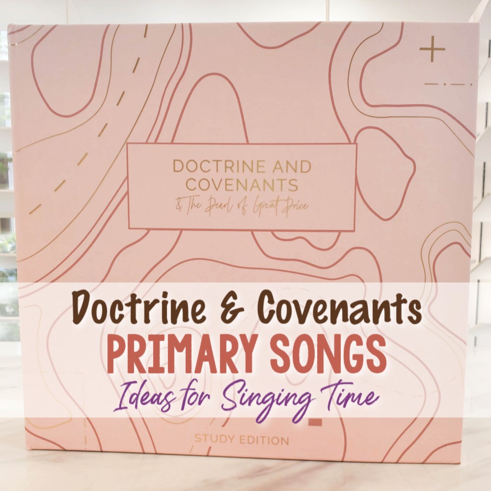 Doctrine & Covenants Sing-Along Playlist with QR Codes! 7 Come Follow Me Doctrine & Covenants Primary Songs Singing Time Ideas - Find LOADS of activities, lesson plans, singing time helps for LDS Primary music leaders and families to have meaningful teaching experiences with this year's song list!