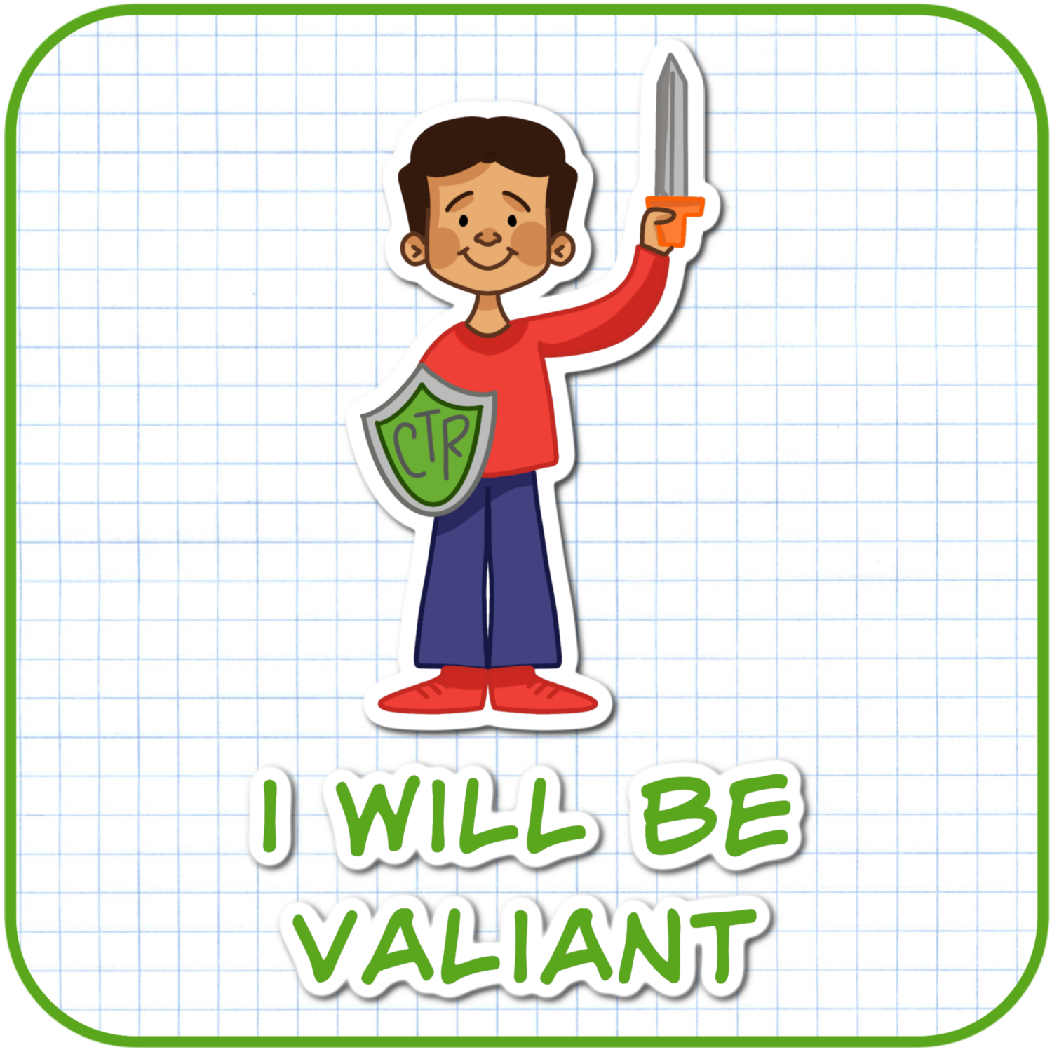 I Will Be Valiant Primary Singing Time Ideas