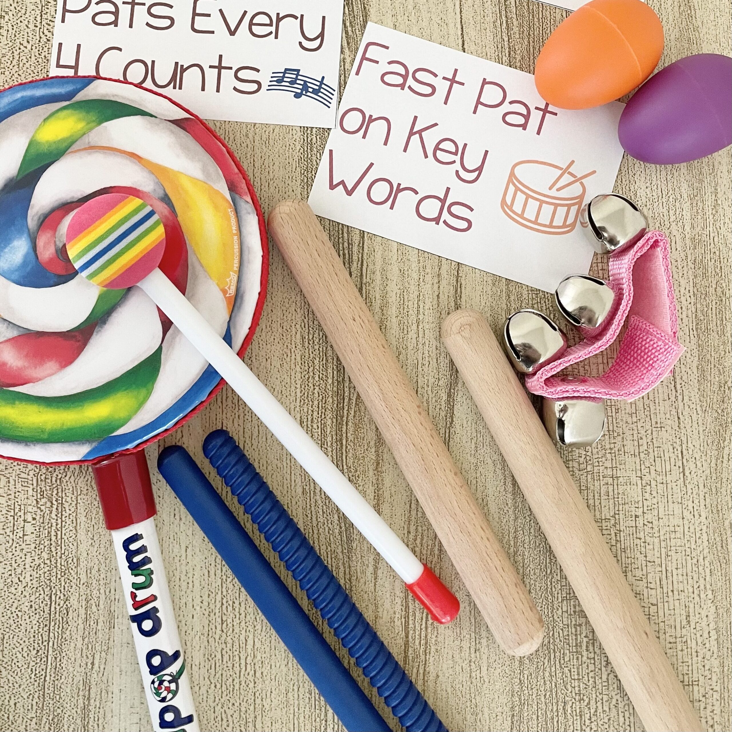 Favorite Primary Music Leader Supplies 9 Home Can Be a Heaven on Earth Beat vs Rhythm - Use this fun living music idea and try some rhythmic patterns for a fun way to review with printable pattern cards for LDS Primary Music Leaders.