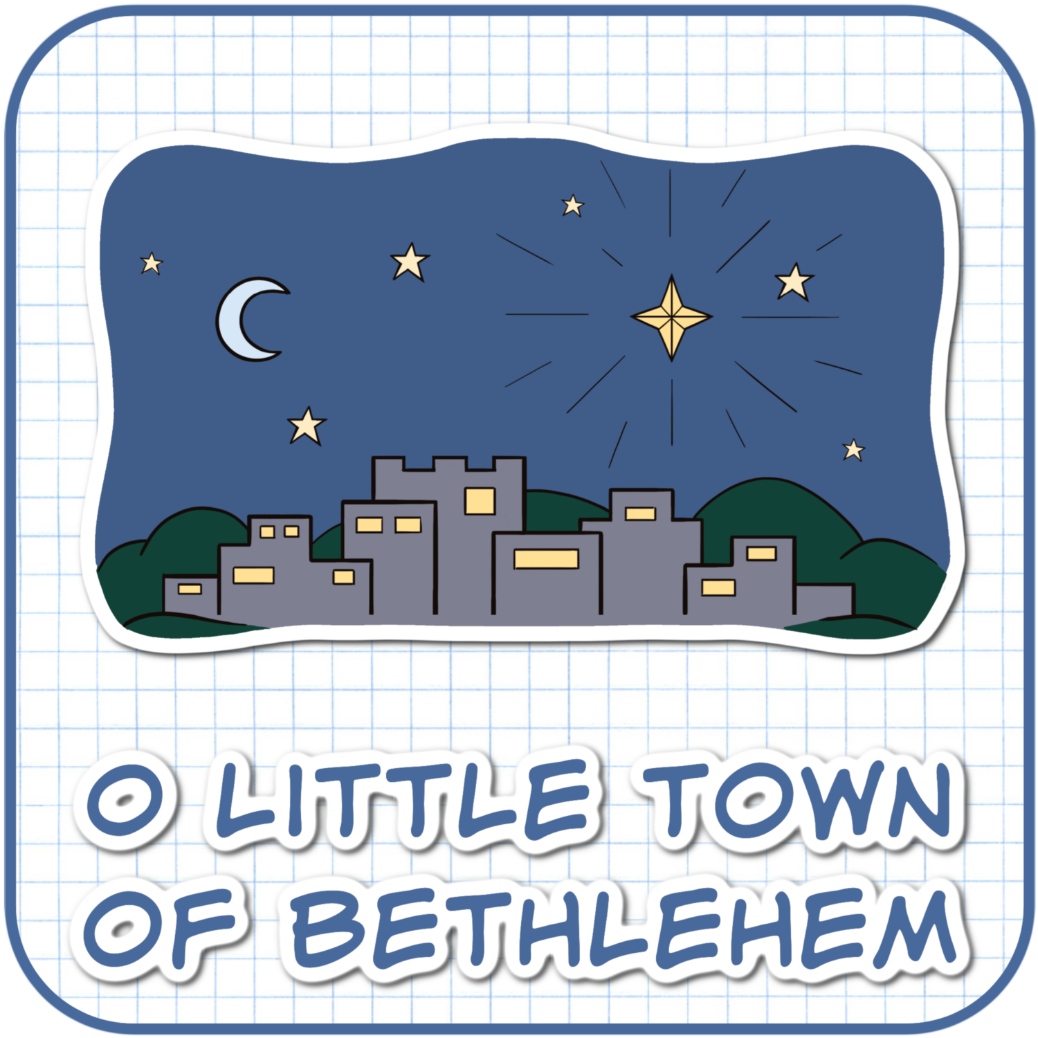 2025 Come, Follow Me Doctrine and Covenants LDS Primary Songs 43 O Little Town of Bethlehem Primary Singing Time Ideas