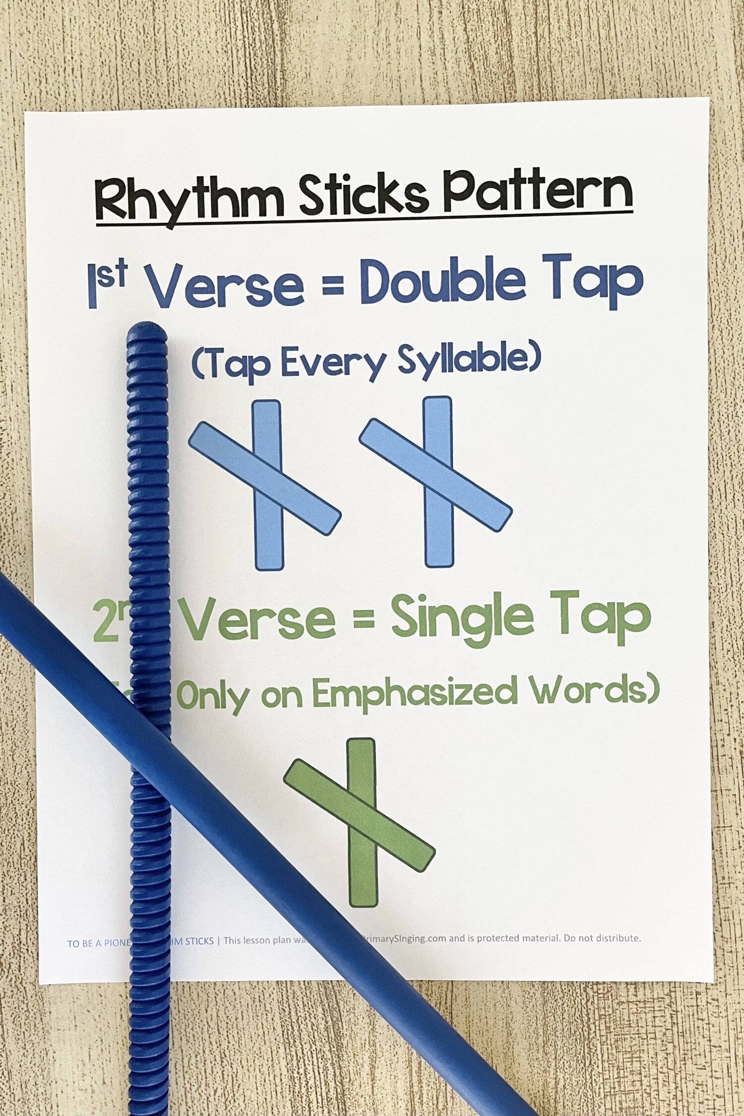 To Be a Pioneer Rhythm Sticks 4 To Be a Pioneer Rhythm Sticks - Use this living music singing time idea and try these simple patterns with rhythm sticks. Includes printable pattern & song helps for LDS Primary Music Leaders.