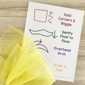 O Little Town of Bethlehem Dance Scarves - Try this fun movement idea and teach this dance scarves pattern with actions for each line of this Christmas song. Includes printable song helps for LDS Primary Music Leaders.