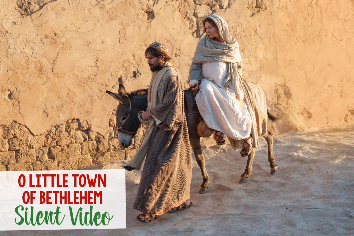 O Little Town of Bethlehem Silent Video - Bring this song to life and invite the Spirit by sharing a silent nativity video as you introduce or review this Christmas song in primary.
