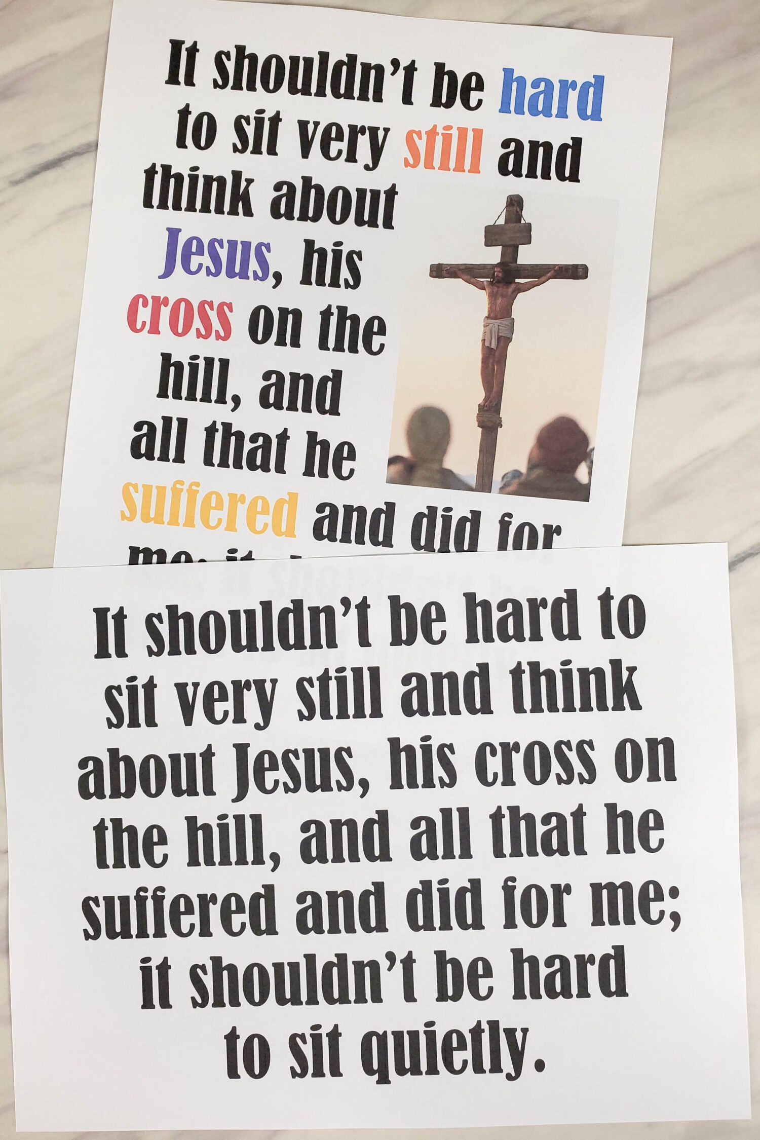 To Think about Jesus Flip Chart & Lyrics 7 To Think about Jesus Flip Chart photos and lyrics song chart for singing time. LDS Primary music leaders.