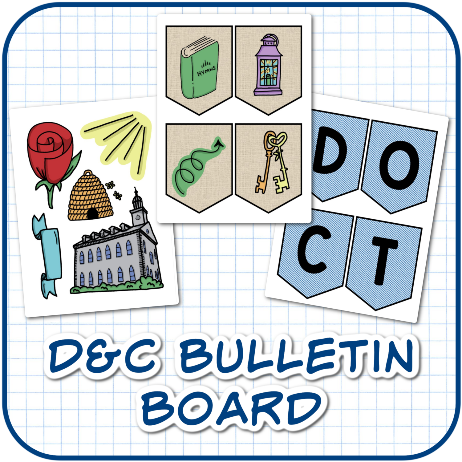 2025 Come, Follow Me Doctrine and Covenants LDS Primary Songs 9 D&C Bulletin Board Primary Singing Time Ideas