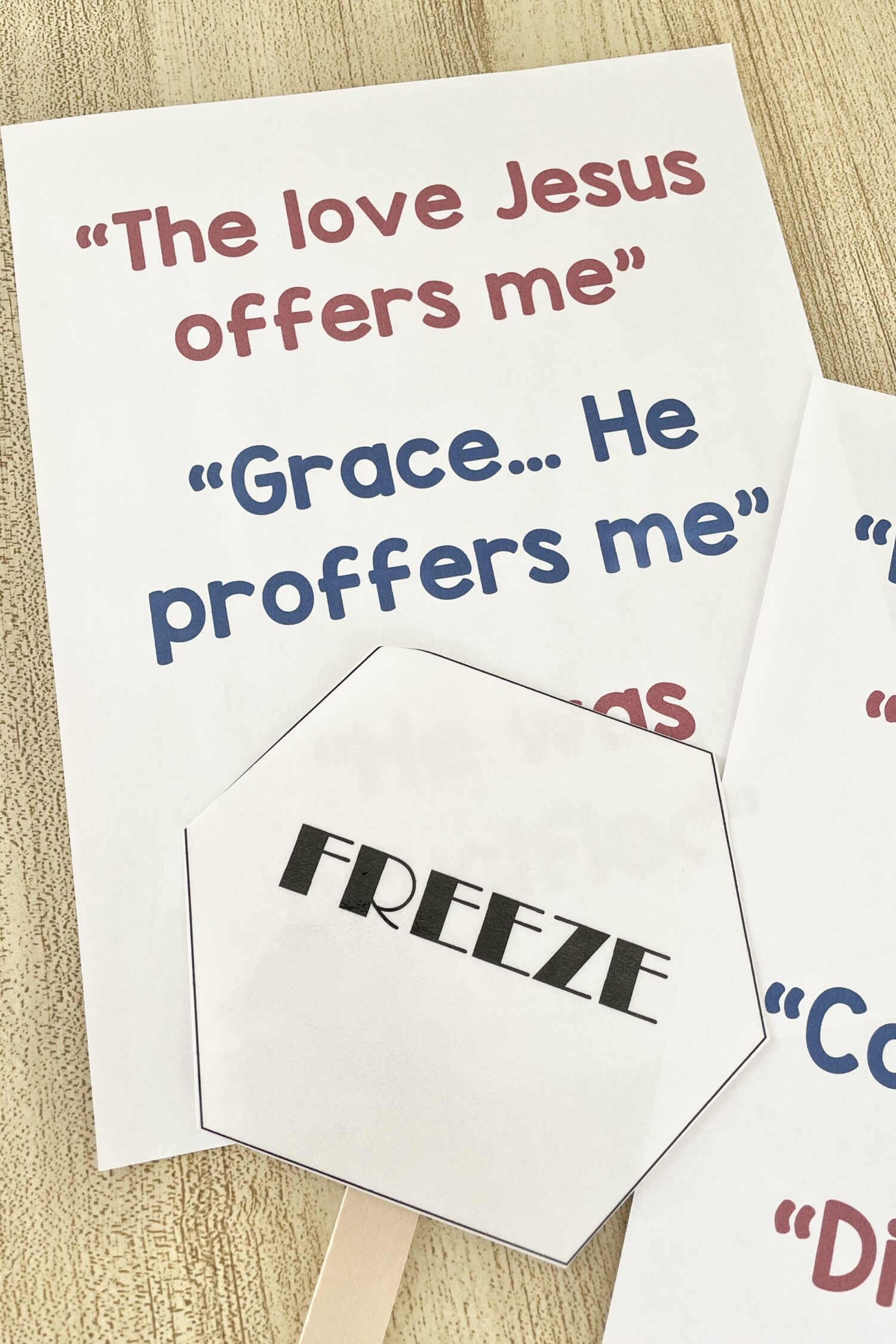 I Stand All Amazed Sway and Freeze - Use this easy movement idea and sway to the music and pause on words or phrases about Christ! Includes printable song helps for LDS Primary Music Leaders.
