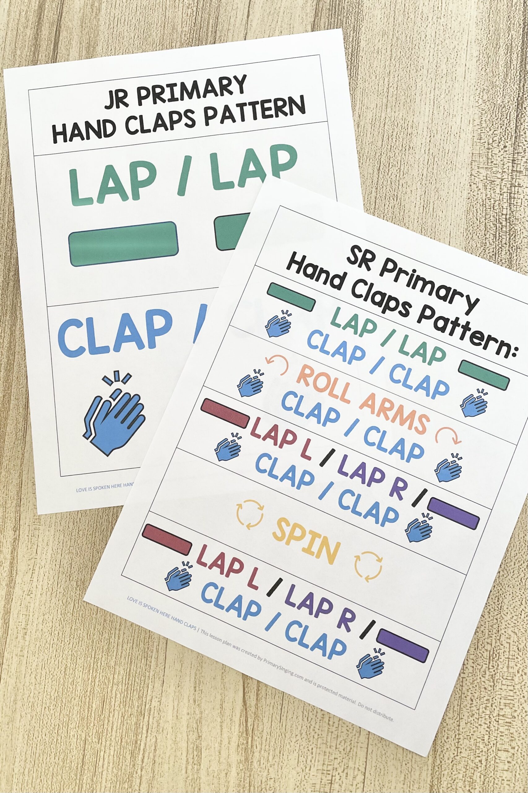 Love is Spoken Here Hand Claps - Primary Singing