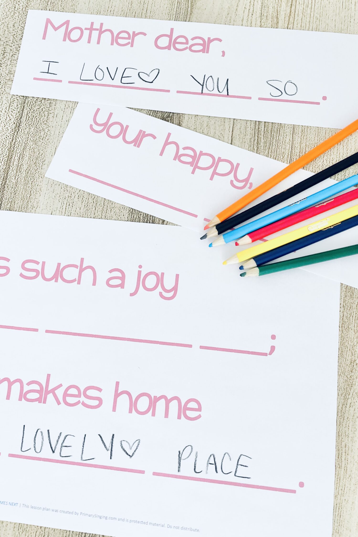 Mother Dear What Comes Next 3 Mother Dear What Comes Next - Finish each missing phrase with the correct song lyrics for a fun way to review this Mother’s Day song in primary!