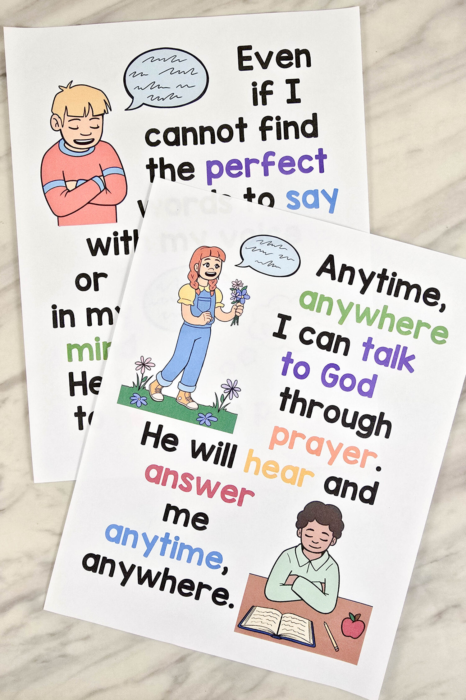 Anytime, Anywhere Flip Chart & Lyrics 6 Anytime Anywhere Flip Chart printable song chart with custom illustrations to help you easily teach this song. Flipcharts with various formats including portrait and landscape plus slideshow for LDS Primary music leaders perfect for singing time.