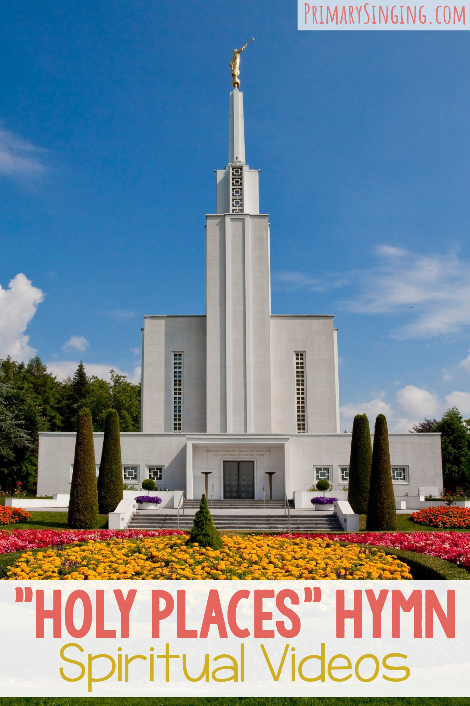 Holy Places Spiritual Videos 1 Holy Places Spiritual Videos - Invite the spirit with this unique singing time idea and share a video that corresponds with each verse of this hymn.