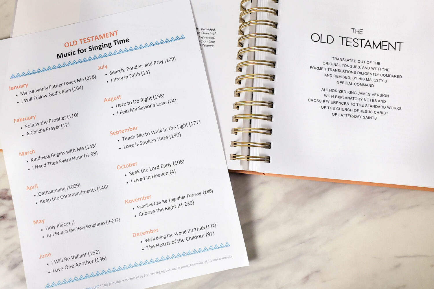 The 2026 Old Testament Primary Song List for Singing Time from the Come Follow Me manual is here! Find teaching ideas for all of these songs at PrimarySinging.com with printable helps, lesson plans, and flip charts for LDS Primary music leaders.