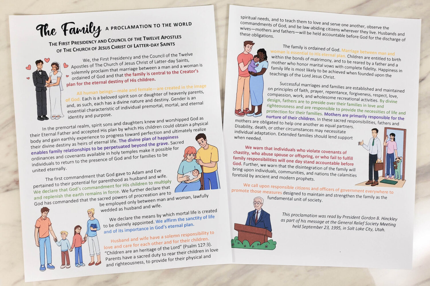 Old Testament Bulletin Board Ideas 18 The Family Proclamation Illustrated Teaching Aid - Use this fun visual aid to help you study or teach The Family: A Proclamation to the World in your Primary class, Singing Time, Sunday School, Seminary, or home Come Follow Me study as families. Includes a variety of different formats to fit your unique needs.