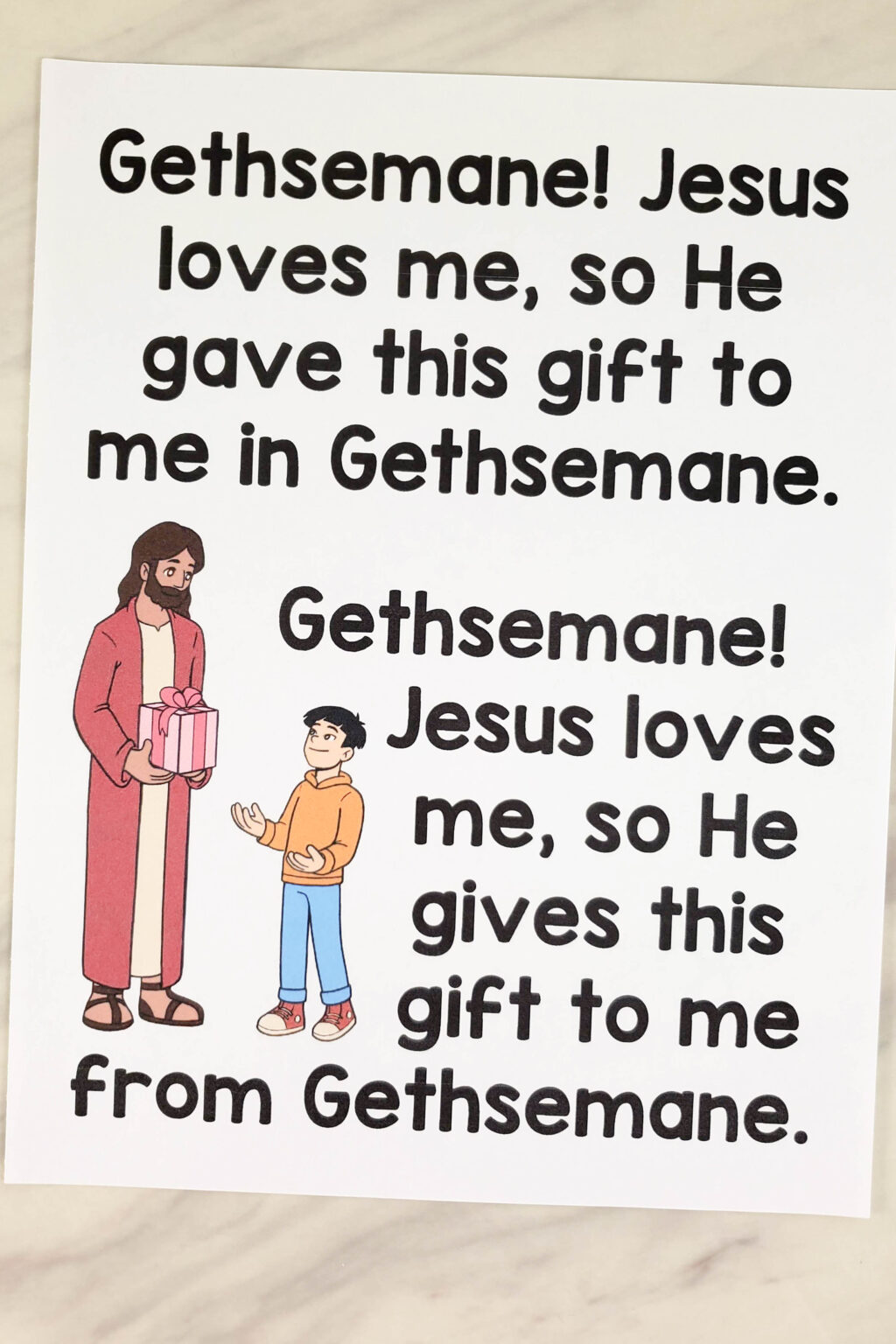 Shop Gethsemane Flip Chart Primary Singing