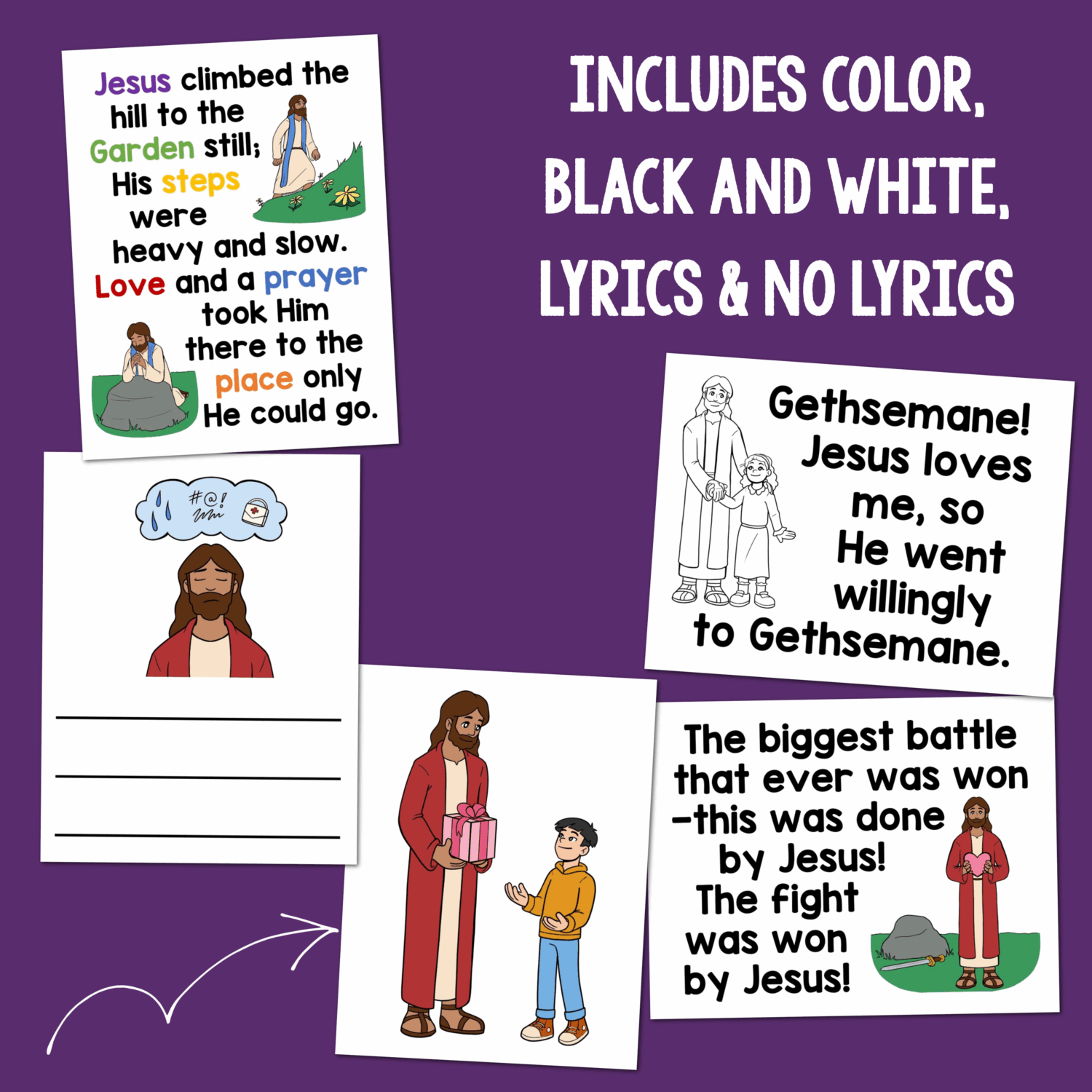 Shop Gethsemane Flip Chart Primary Singing