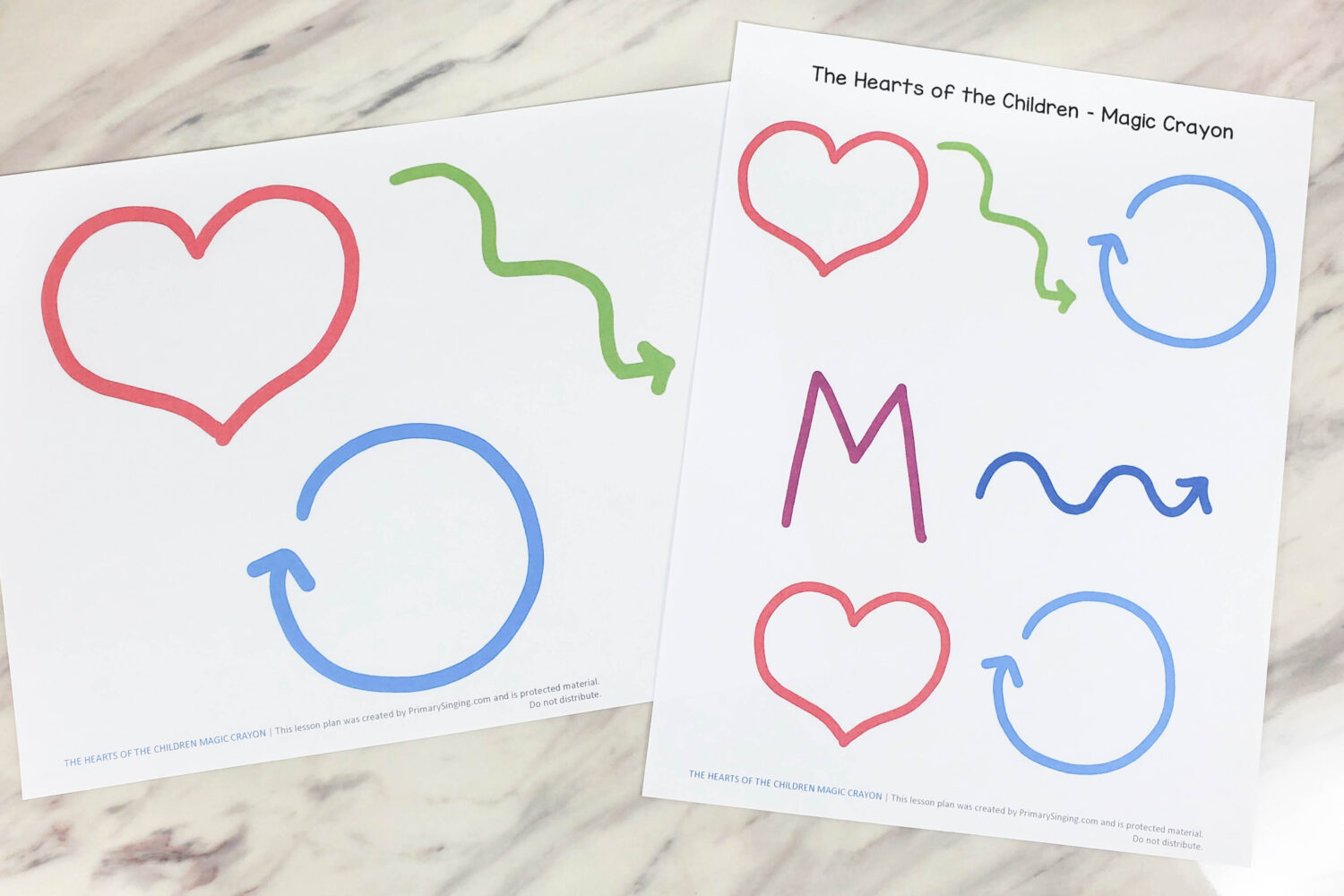 The Hearts of the Children Flip Chart & Lyrics 9 The Hearts of the Children Magic Crayon use this visual activity to draw different shapes in the air as you sing to match the words and feeling of the song lyrics. Printable song helps for LDS Primary music leaders and families for Old Testament Come Follow Me.