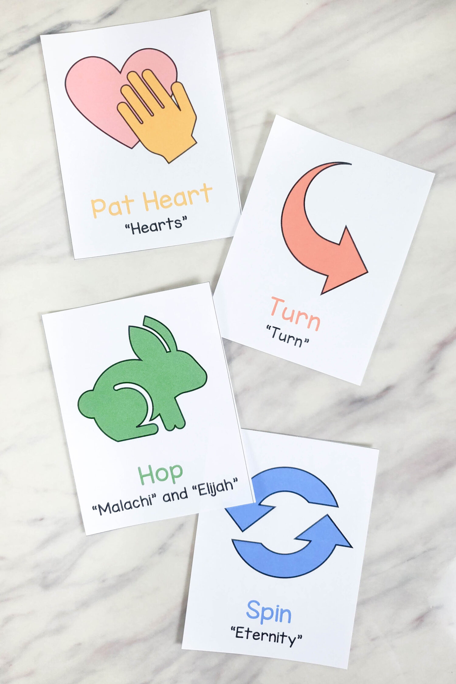 The Hearts of the Children Movement Words - Use this fun singing time activity to move each time you sing specific words as you learn this sweet song for the Old Testament Come Follow Me year! Printable song helps for LDS Primary music leaders and families.