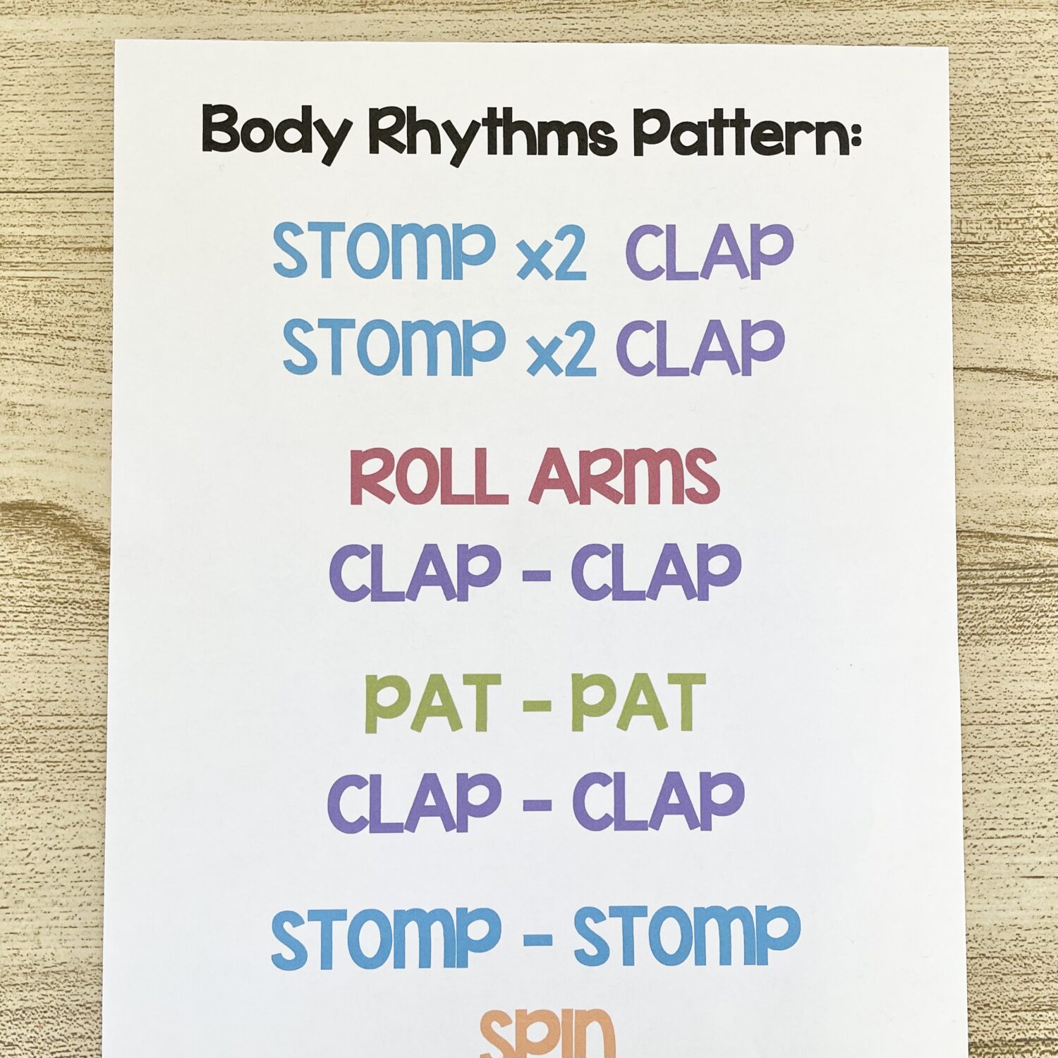 The Books in the Old Testament Body Rhythm 6 I Pray in Faith Body Rhythms - Try this fun body rhythms pattern with simple movements for each line of this primary song! Includes printable song helps for LDS Primary Music Leaders.