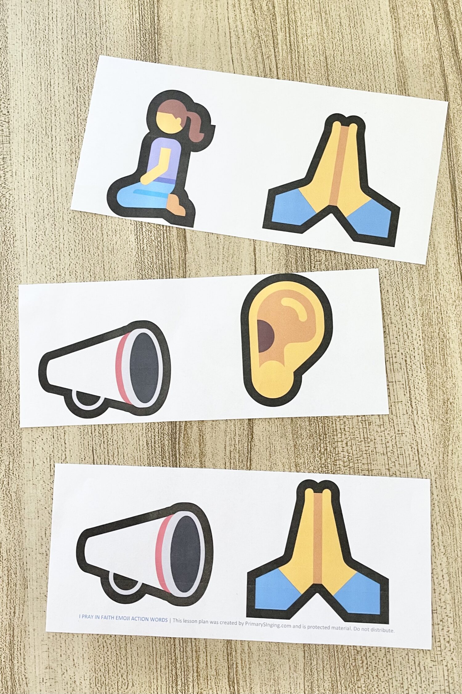 I Pray in Faith Emoji Action Words 2 I Pray in Faith Emoji Action Words - Use simple hand actions for key words as you teach this primary song. Includes printable song helps for LDS Primary Music Leaders teaching this Come Follow Me Old Testament song.
