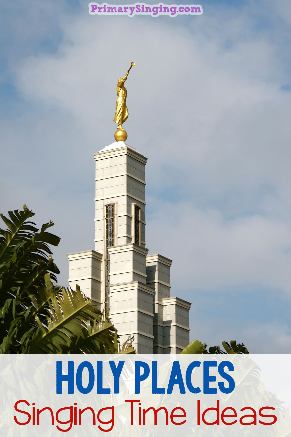 Holy Places singing time ideas for Primary! Includes tons of fun ways to teach this song including a melody map, dance scarves, song quiz, egg shakers, interactive picture, missiong words, and more! You'll also find flip charts, visuals, and even a sing-along video to help LDS Primary music leaders teach this song or fun interactive ideas for families for home Come Follow Me study for the Old Testament year. 