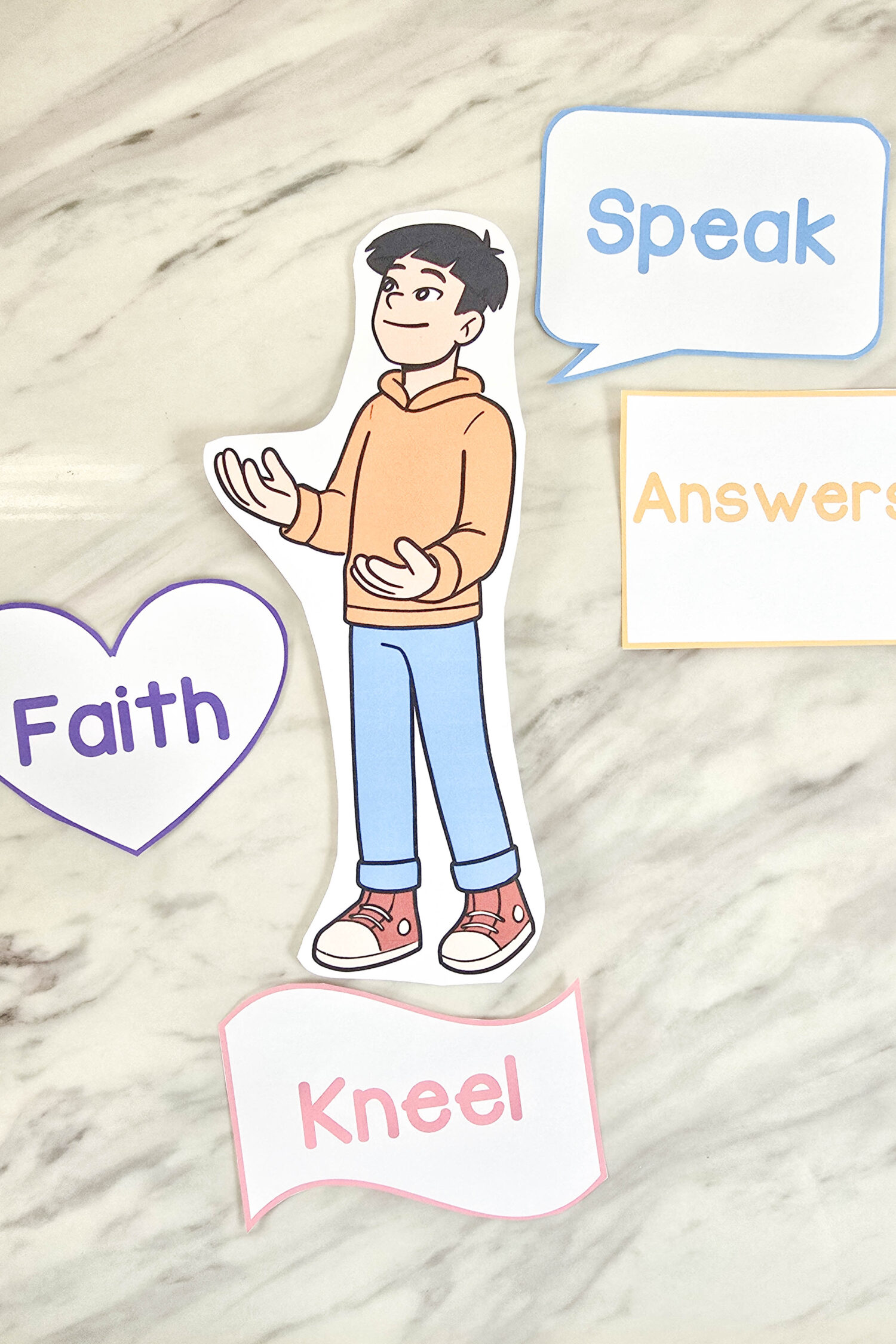 I Pray in Faith Speech Bubbles 2 I Pray in Faith Speech Bubbles - Use this fun interactive singing time lesson plan as you bring the song lyrics to life visually! Printable song helps and lesson plan for LDS Primary Music Leaders.
