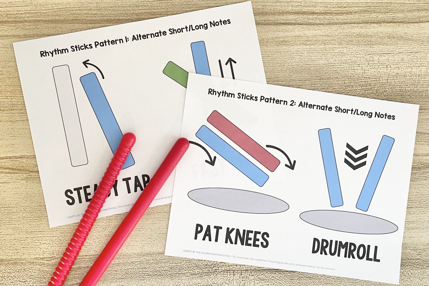 The Hearts of the Children Rhythm Sticks 7 The Hearts of the Children Rhythm Sticks - Try this fun rhythm sticks activity with two patterns to choose from as you teach this Come Follow Me Old Testament song in primary! Includes printable song helps for LDS Primary Music Leaders.