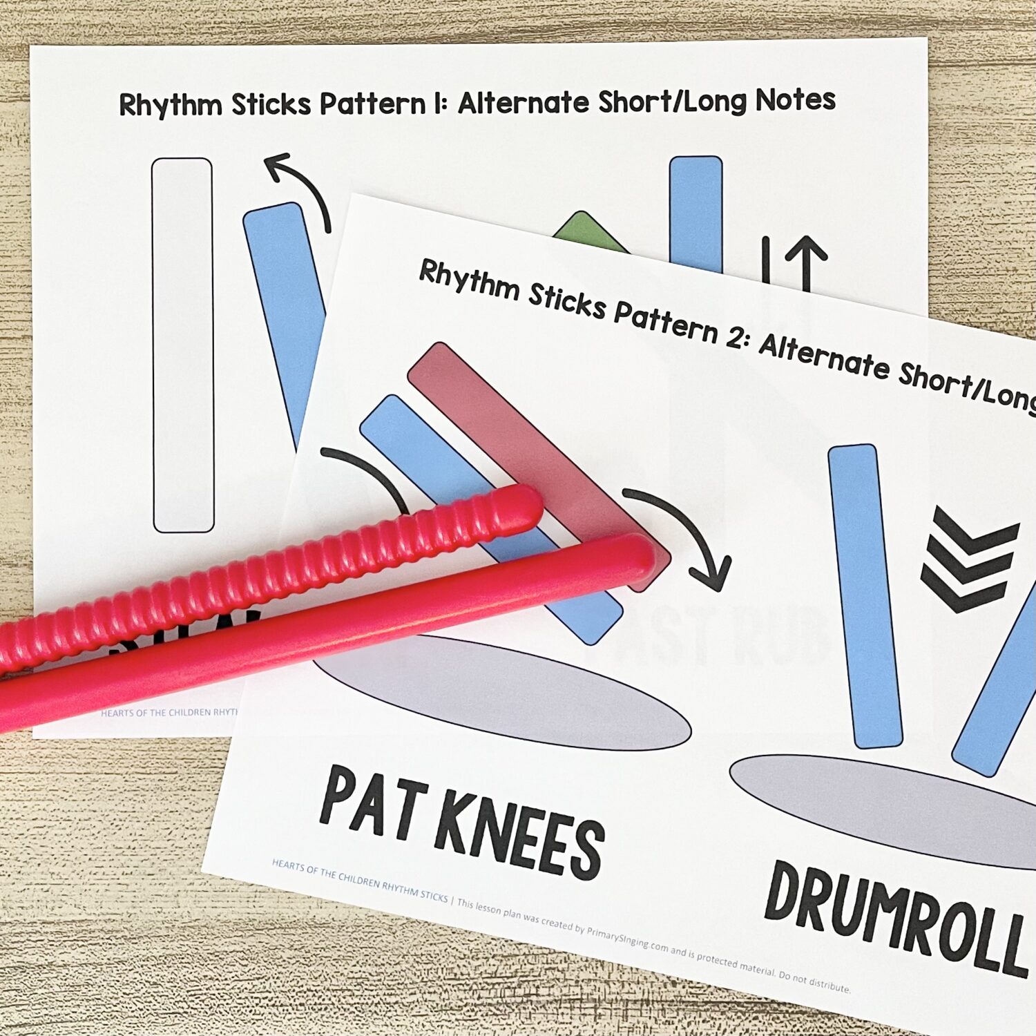 The Hearts of the Children Scripture Share 9 The Hearts of the Children Rhythm Sticks - Try this fun rhythm sticks activity with two patterns to choose from as you teach this Come Follow Me Old Testament song in primary! Includes printable song helps for LDS Primary Music Leaders.