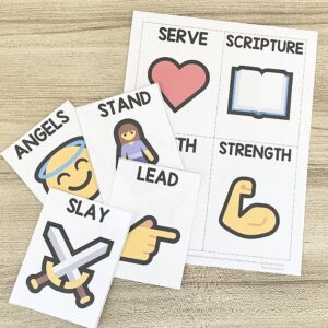 Choose to Serve the Lord Action Words - Teach these simple actions for keywords throughout the song for a fun way to review this Come Follow Me Old Testament song for LDS Primary Music Leaders and families.