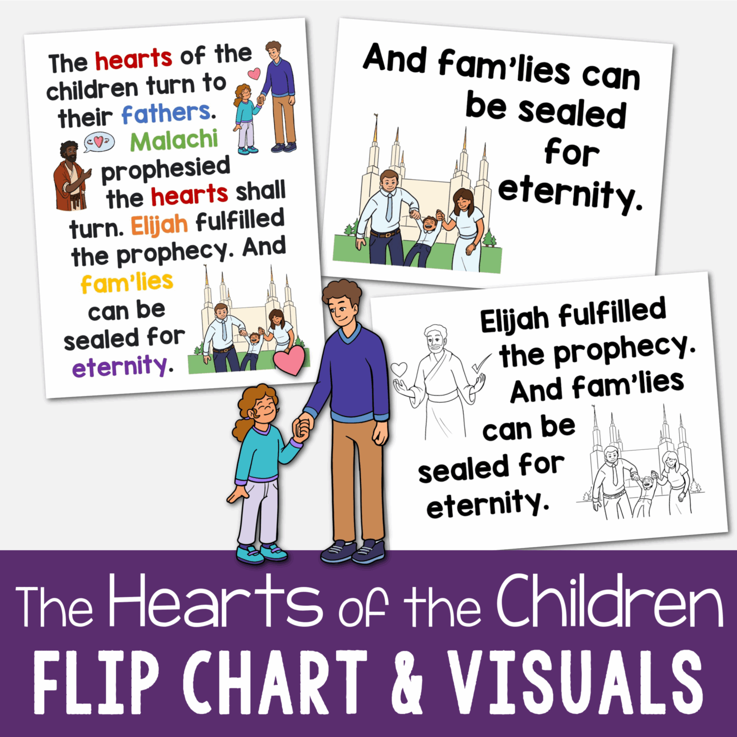 The Hearts of the Children Flip Chart & Lyrics 5 The Hearts of the Children Flip Chart printable song visuals aids and helps for LDS Primary music leaders teaching this Primary Song. Includes printable illustrations song chart with lyrics to easily teach this song!