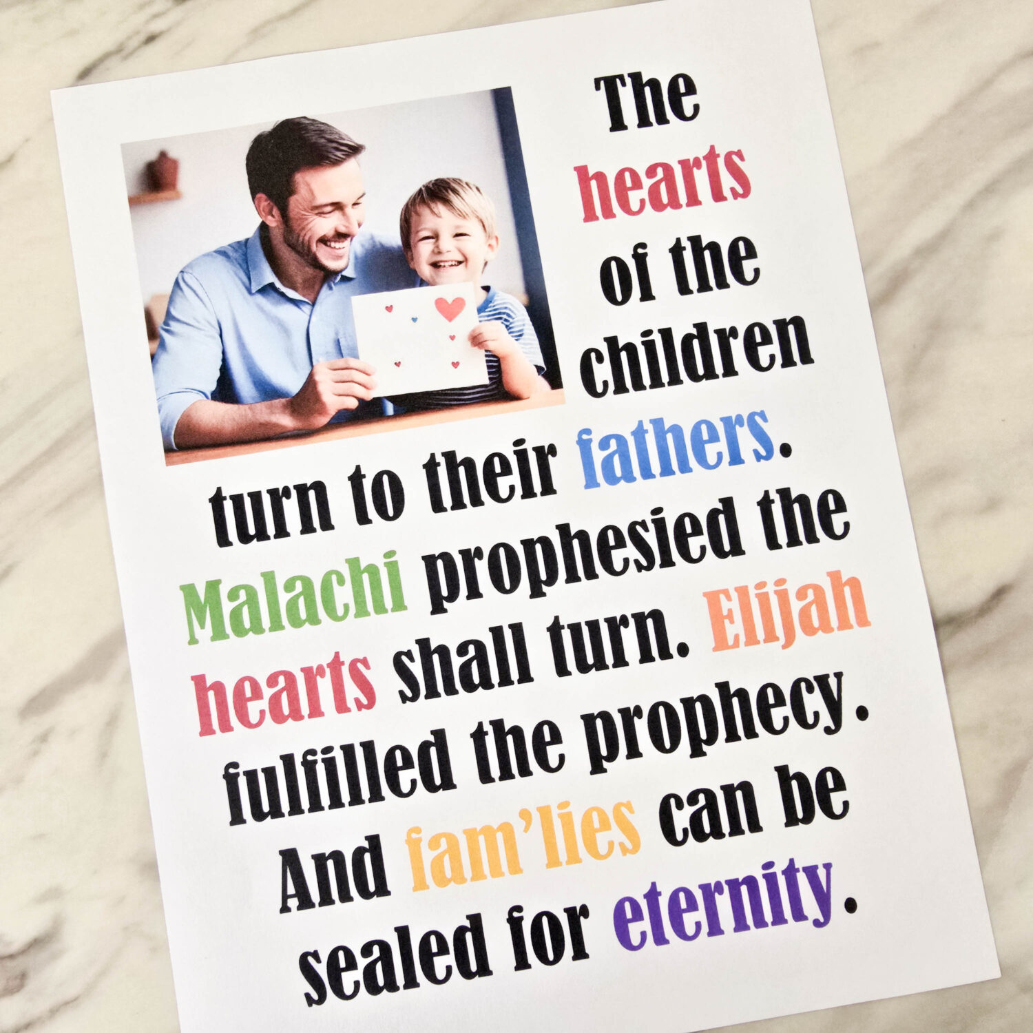The Hearts of the Children Flip Chart & Lyrics 6 The Hearts of the Children Flip Chart printable song visuals aids