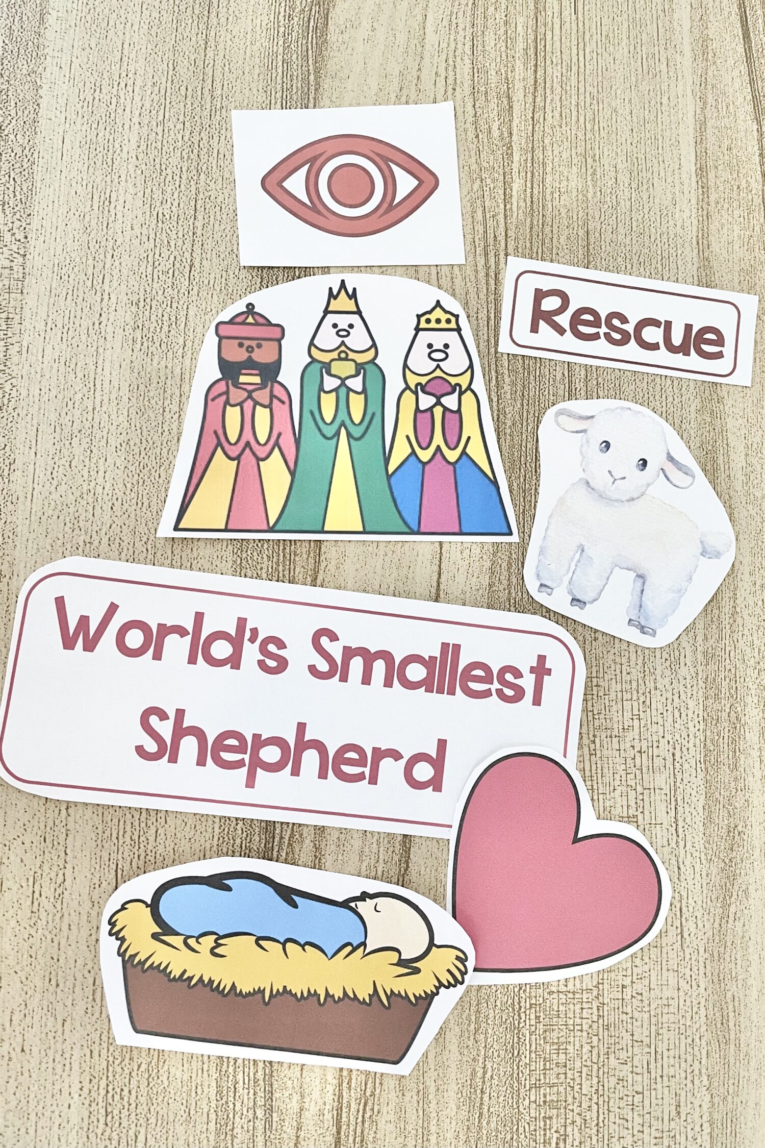 The World's Smallest Shepherd Word Map - Connect visually with this song by piecing together words and pictures to create a word map. Includes printable song helps for LDS Primary Music Leaders.