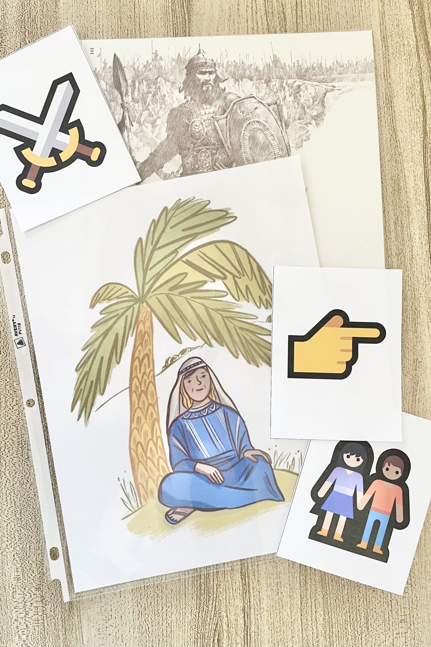 Choose to Serve the Lord Emoji Picture Match - Match each set of emojis with the corresponding scripture hero in the song for a fun way to review this Come Follow Me Old Testament song with printable helps for LDS Primary Music Leaders.