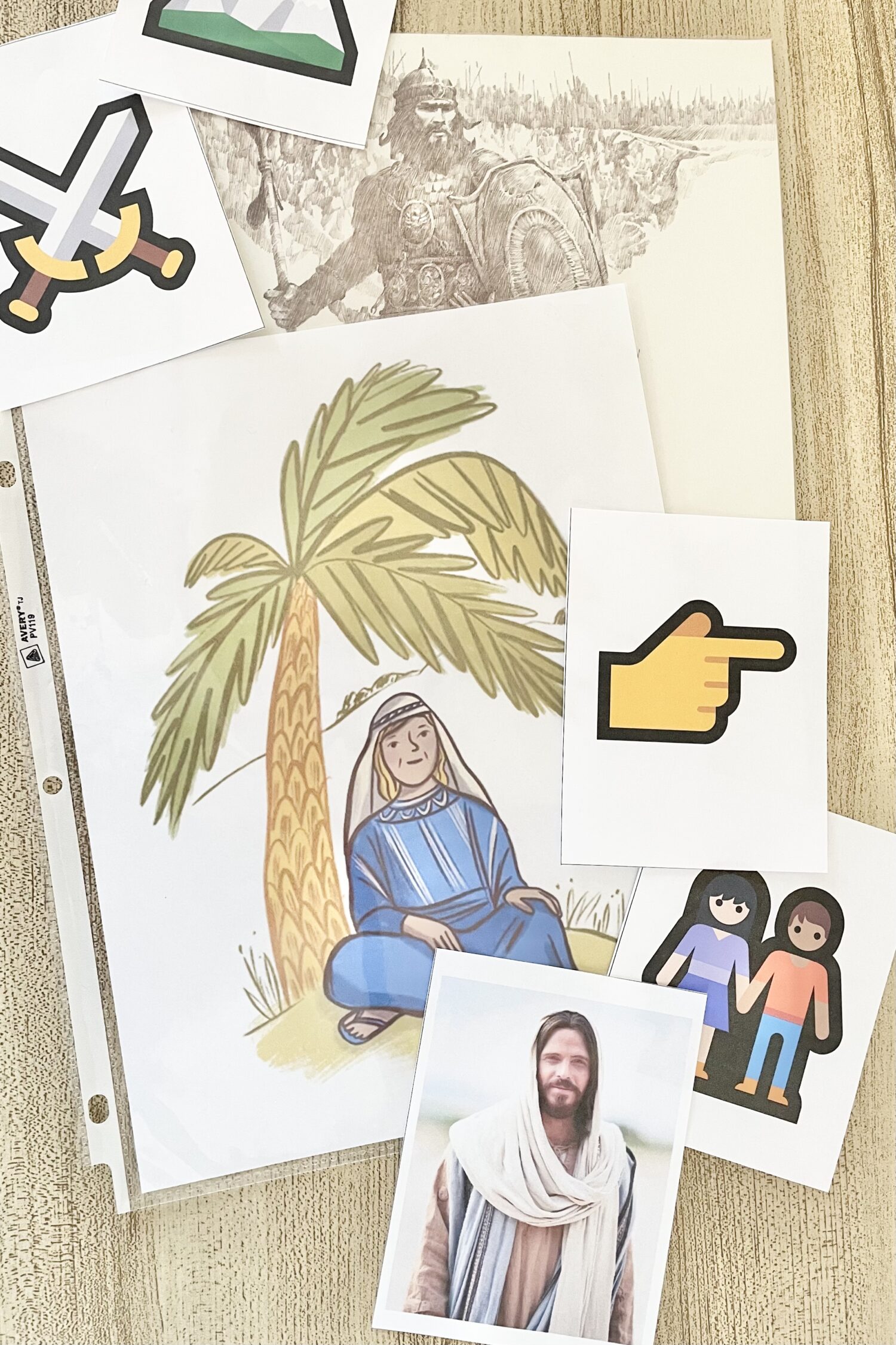 Choose to Serve the Lord Emoji Picture Match - Match each set of emojis with the corresponding scripture hero in the song for a fun way to review this Come Follow Me Old Testament song with printable helps for LDS Primary Music Leaders.