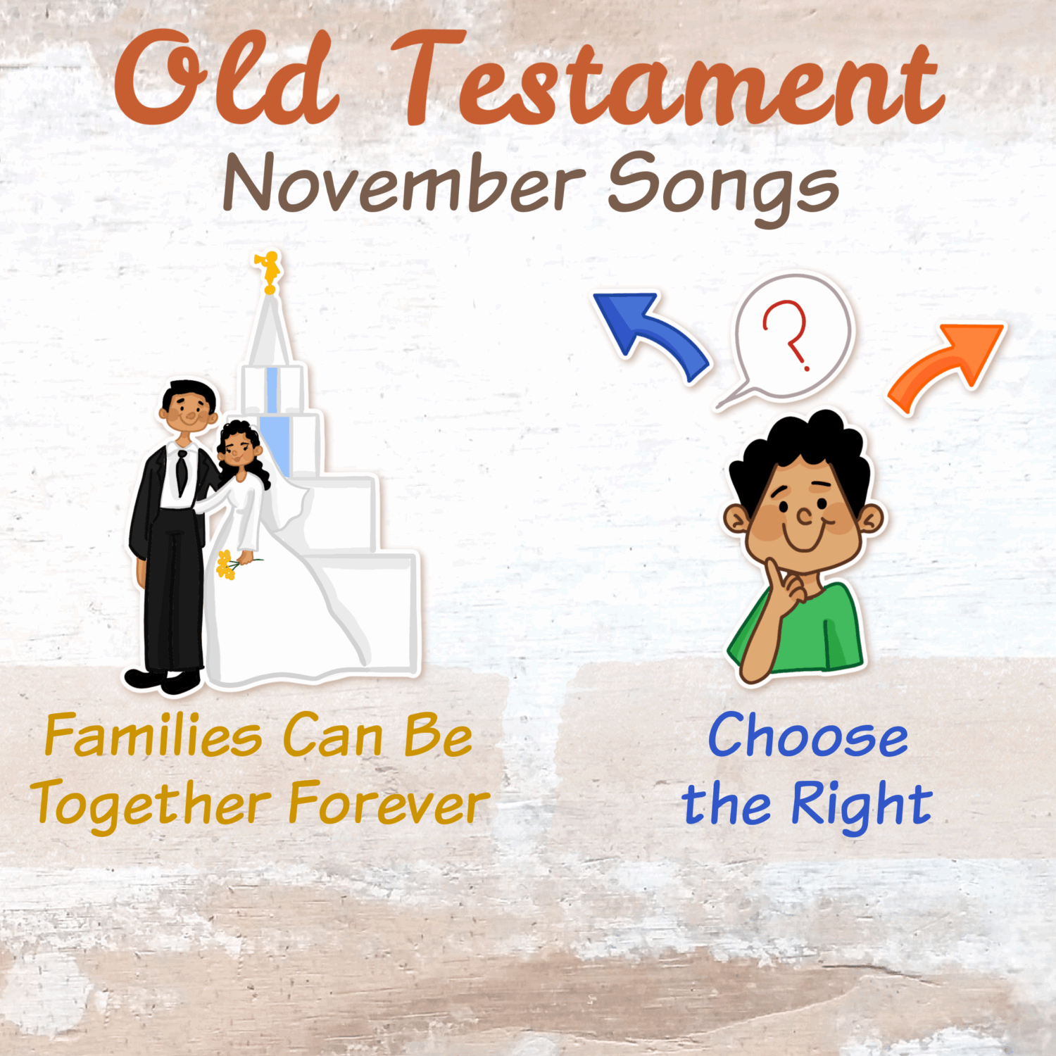 November Overview & Thanksgiving Activities 1 Old Testament November Singing Time Monthly Song List - Teaching Ideas and lesson plans for Families Can Be Together Forever and Choose the Right
