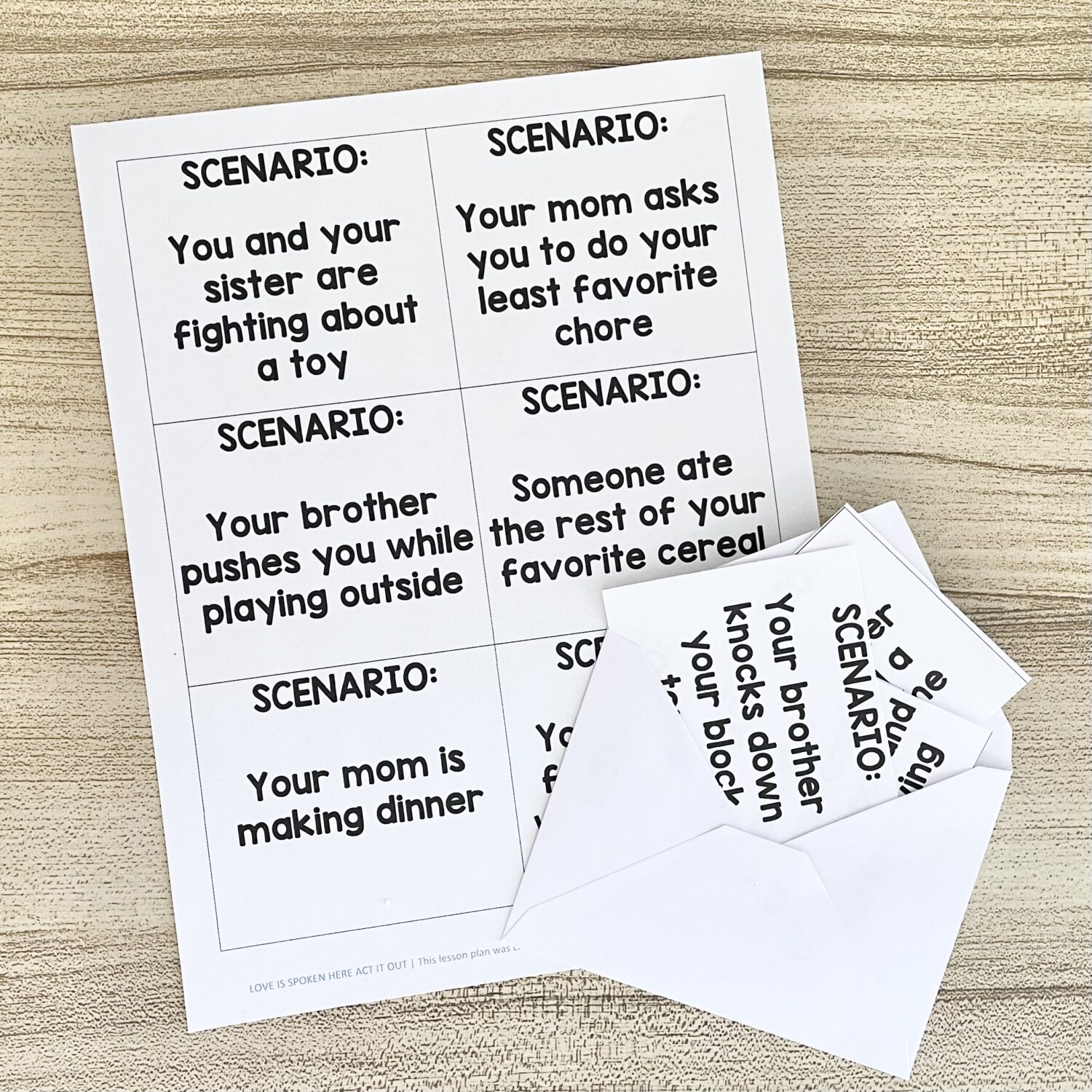 Love is Spoken Here Service at Home 10 Love is Spoken Here Act it Out - Act out different scenarios and discuss loving ways to respond to situations at home as you review this primary song with printable song helps for LDS Primary Music Leaders.