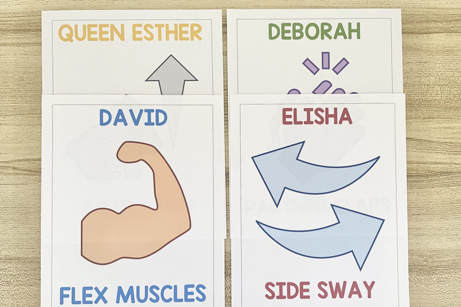 Choose to Serve the Lord Four Corners 2 Choose to Serve the Lord Four Corners - Rotate through each scripture hero and try a fun action for each as you review this Old Testament primary song! Includes printable song helps for LDS Primary Music Leaders.