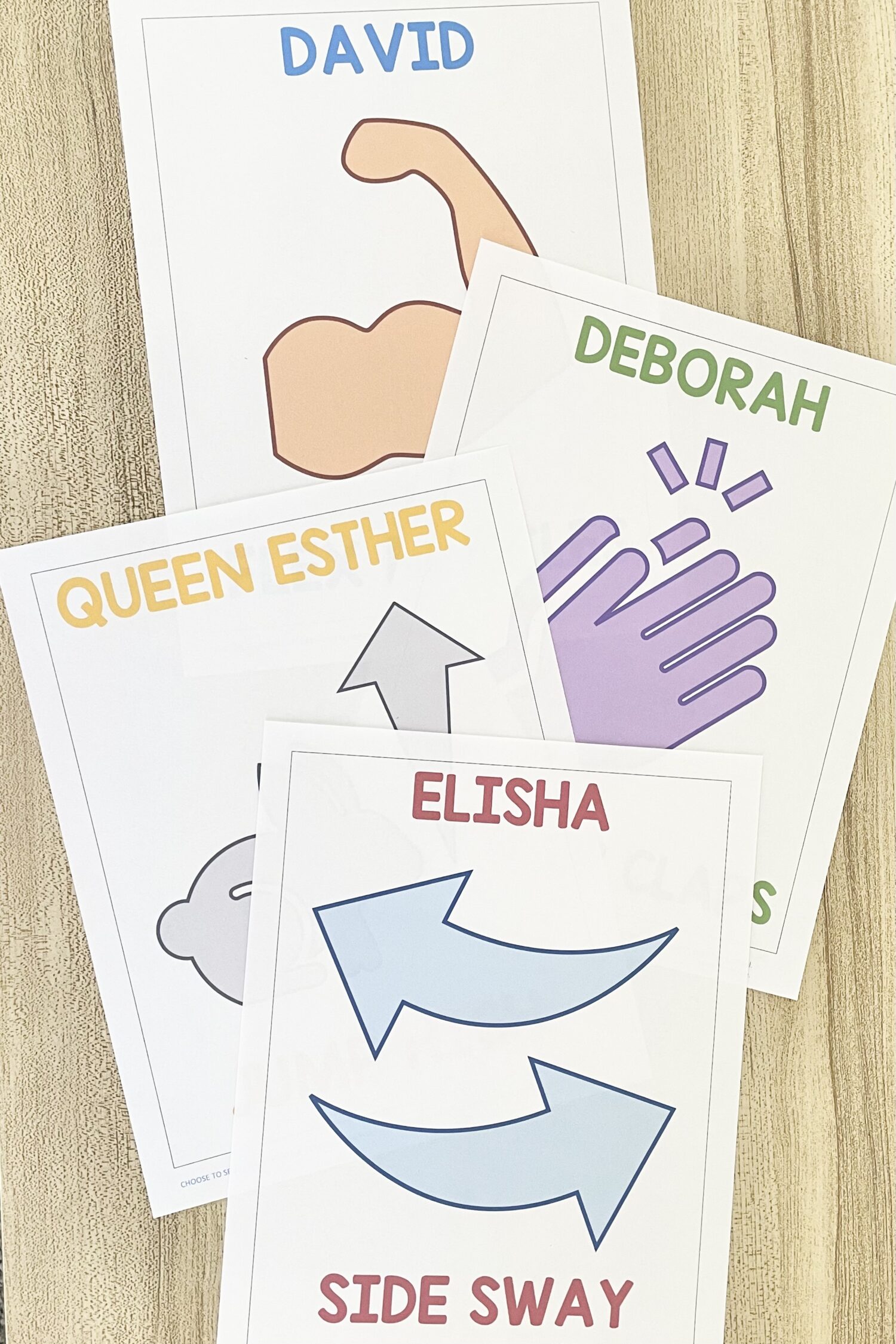 Choose to Serve the Lord Four Corners 3 Choose to Serve the Lord Four Corners - Rotate through each scripture hero and try a fun action for each as you review this Old Testament primary song! Includes printable song helps for LDS Primary Music Leaders.