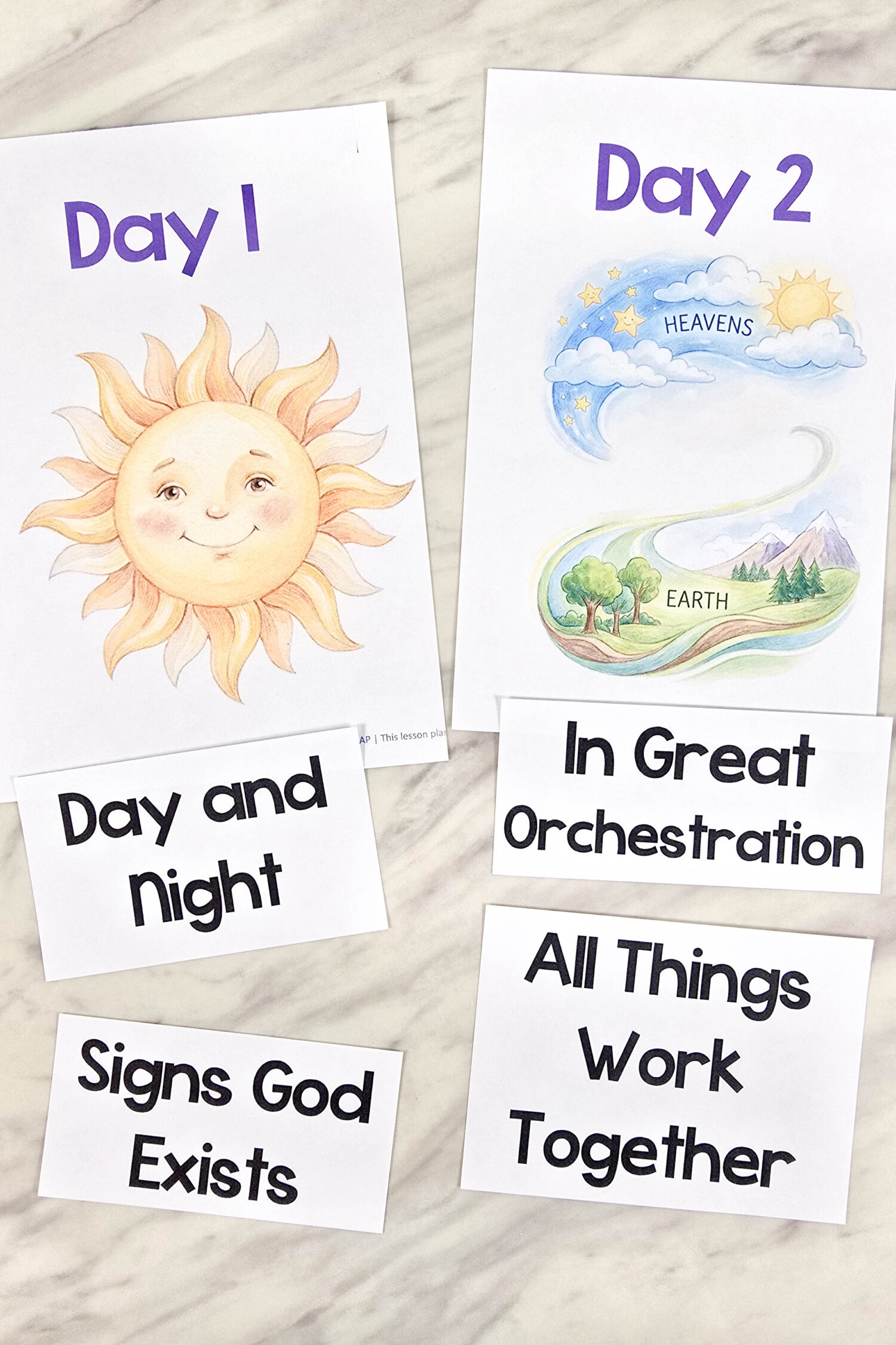 God Called it Good Word Map Singing Time - Group the song lyrics by the Days of Creation for a visual learning experience as you also teach about God's Creation with this sweet song! Printable song helps for LDS Primary music leaders.