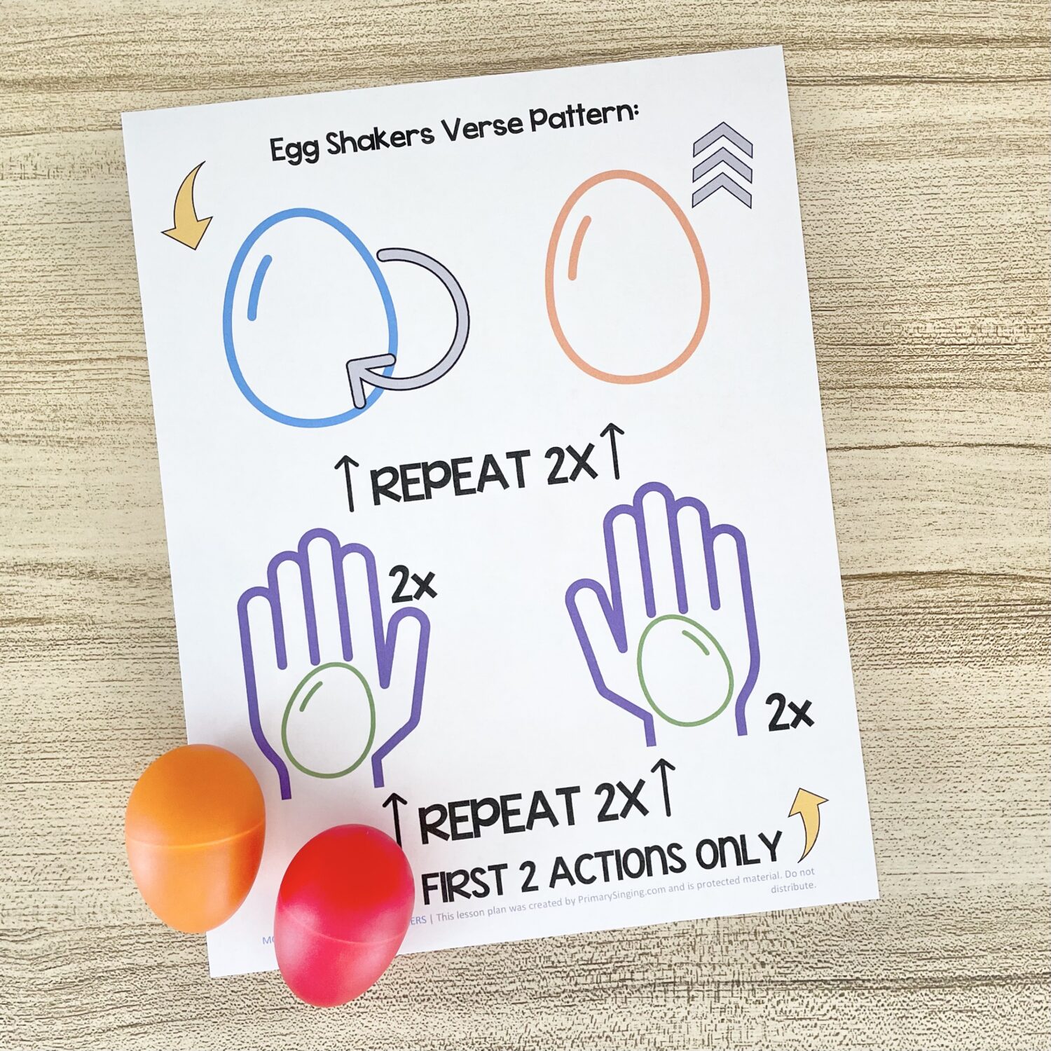 More Than Enough Egg Shakers 3 More Than Enough Egg Shakers - Engage your primary children with this fun egg shaker pattern with simple actions that follow this Mother's Day primary song. Includes printable song helps for LDS Primary Music Leaders.