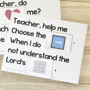 Teacher, Do You Love Me Picture Blanks - Fill in each missing blank with the correct image for a fun way to review this primary song with printable song helps for LDS Primary Music Leaders.