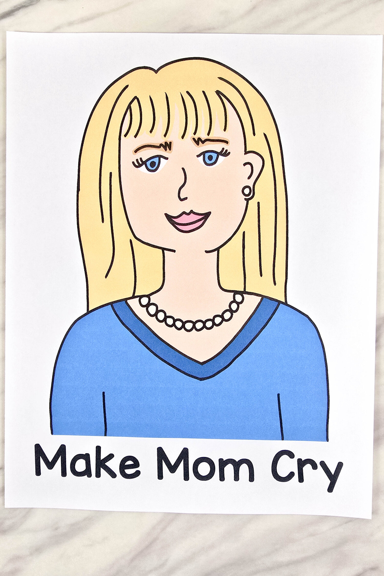 Mother Dear Sing to Make Mom Cry 8 Mother Dear Sing to Mom singing time idea - Pick a mom to sing to, color a mom, or try to make her cry! Lots of ways to use this fun activity to review your Mother's Day song of choice. Printable song helps and lesson plan for LDS Primary music leaders.