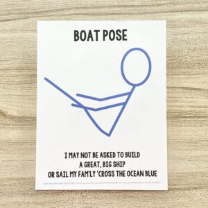 Liken the Scriptures Yoga Poses - Try these simple yoga poses for a unique way to add calm movement as you review this primary song with printable yoga pose posters for LDS Primary Music Leaders.
