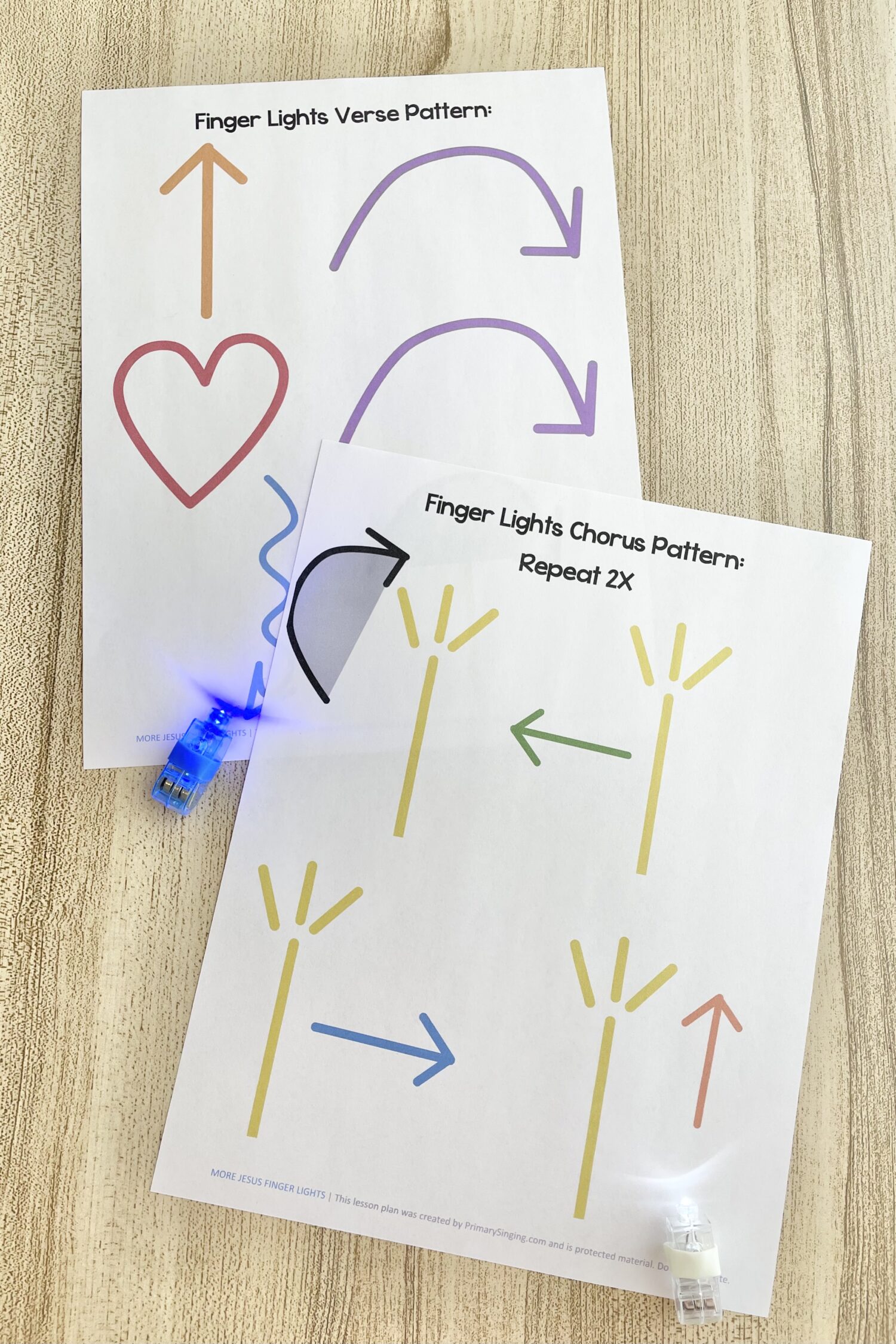 More Jesus Finger Lights - Try this easy finger lights pattern with actions for each line as you teach this primary song. Includes printable pattern for LDS Primary Music Leaders and families.