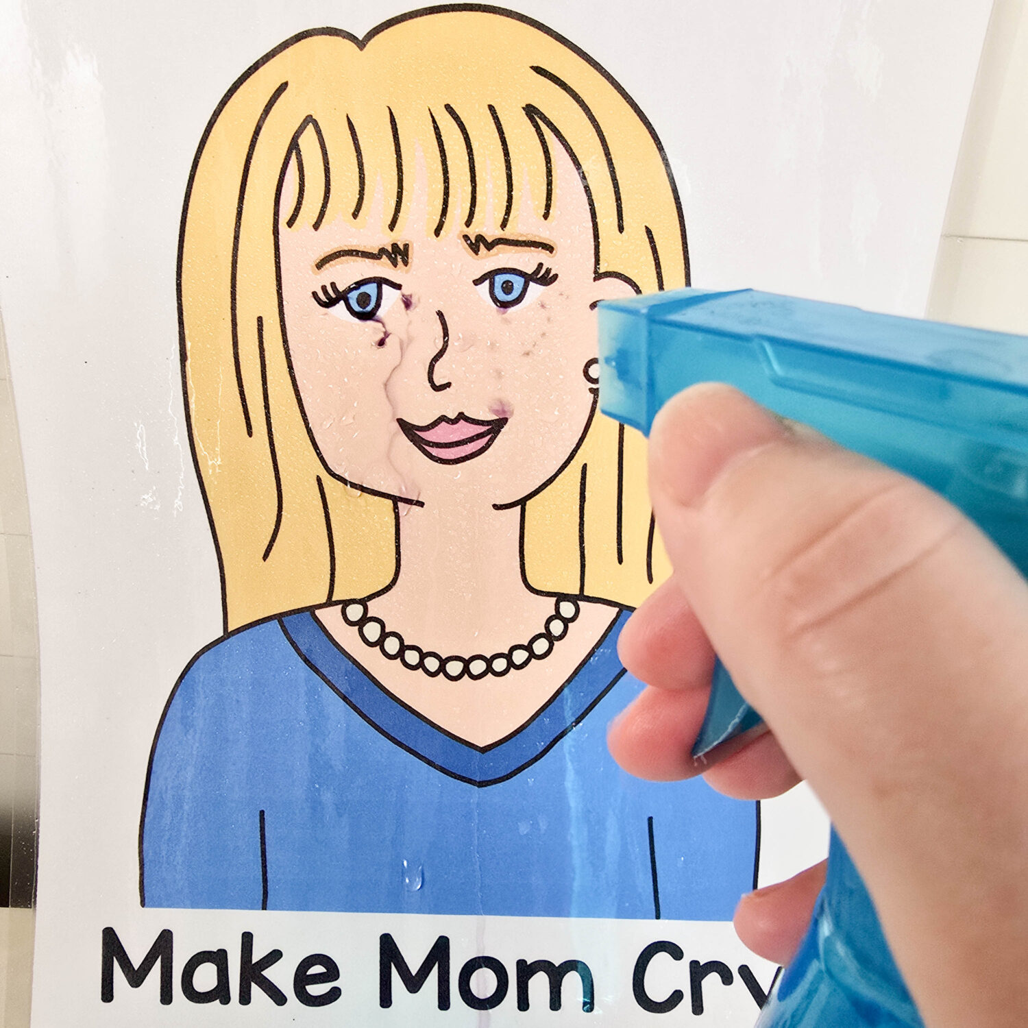 Mother Dear Sing to Make Mom Cry 4 Mother Dear Make Mom Cry singing time idea - Pick a mom to sing to, color a mom, or try to make her cry! Lots of ways to use this fun activity to review your Mother's Day song of choice. Printable song helps and lesson plan for LDS Primary music leaders.