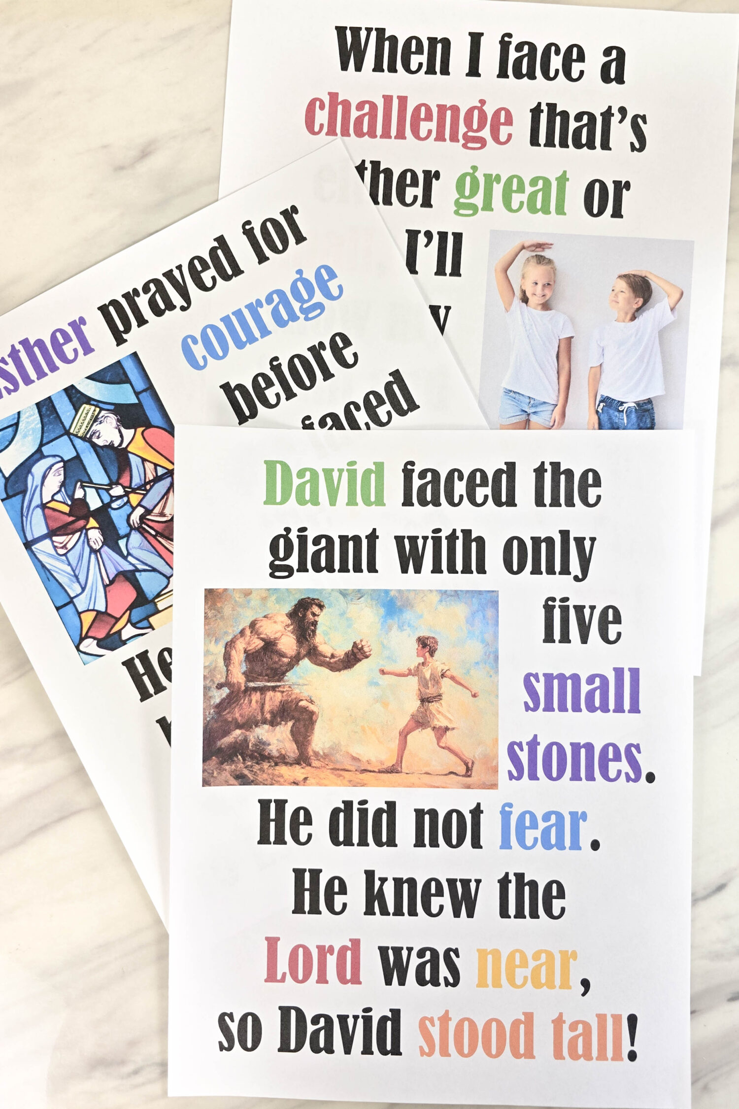 I'll Stand Tall Flip Chart 2 I'll Stand Tall flip chart for LDS Primary music leaders singing time song helps with printable lyrics song chart with photos.