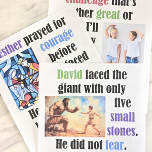 I'll Stand Tall flip chart for LDS Primary music leaders singing time song helps with printable lyrics song chart with photos.