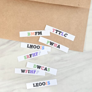 Our Time to Shine First Letters - Use this fun singing time activity to engage your logical thinkers to decode and learn the song line by line. Printable song helps for LDS Primary music leaders.