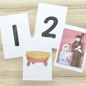 Little Lord Jesus Number Match - Match each number card with its associated component from the song for a fun way to review this Christmas song in primary! Includes printable song helps for LDS Primary Music Leaders and families.