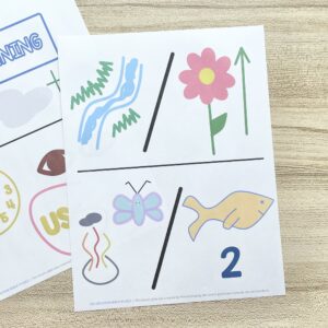 The Creation Rebus Puzzles - Use these fun picture puzzles and engage your logical thinkers as you teach this Old Testament primary song with printable song helps for LDS Primary Music Leaders.